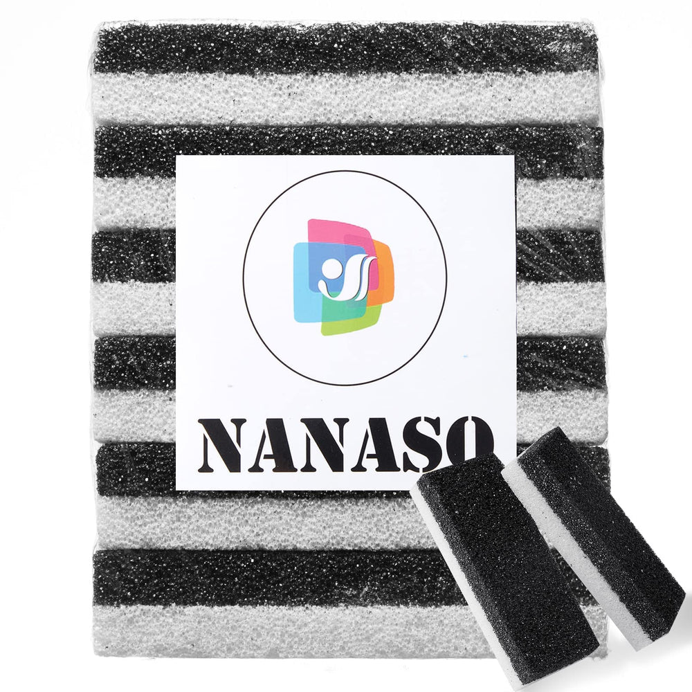 2 in 1 Pumice Stone for Feet,6 Pack Foot Scrubber & Callus Remover, Stone Scrubber for Hard Skin,Foot Pumice,Dead Skin Remover for Feet, Heels, Hands and Body