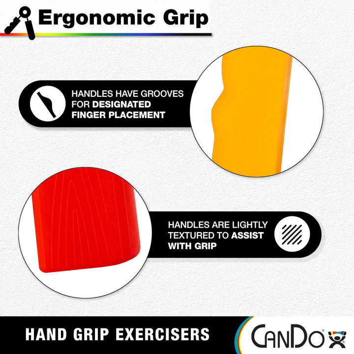 Cando Ergogrip Exerciser, Red
