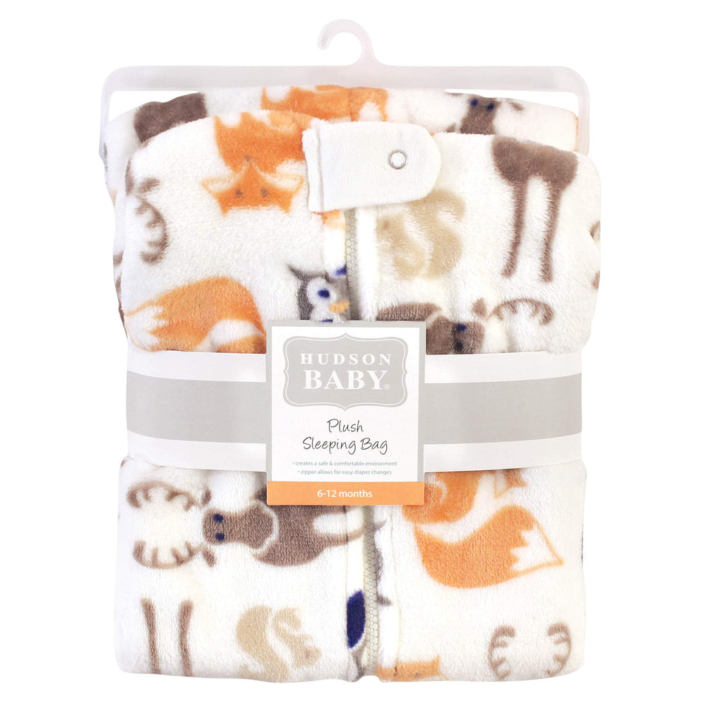 Unisex Baby Plush Sleeping Bag, Sack, Blanket, Forest, 0-6 Months