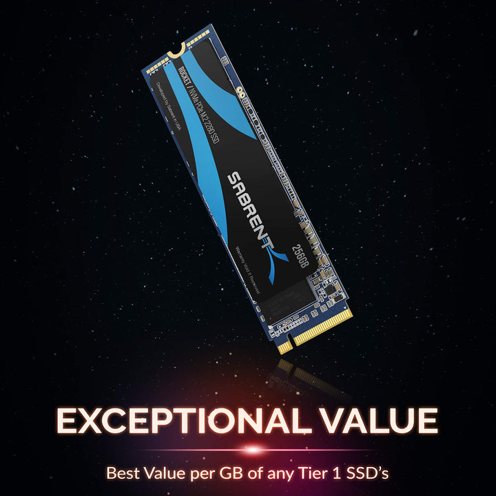 256GB Rocket NVMe PCIe M.2 2280 Internal SSD High Performance Solid State Drive (SB-ROCKET-256)