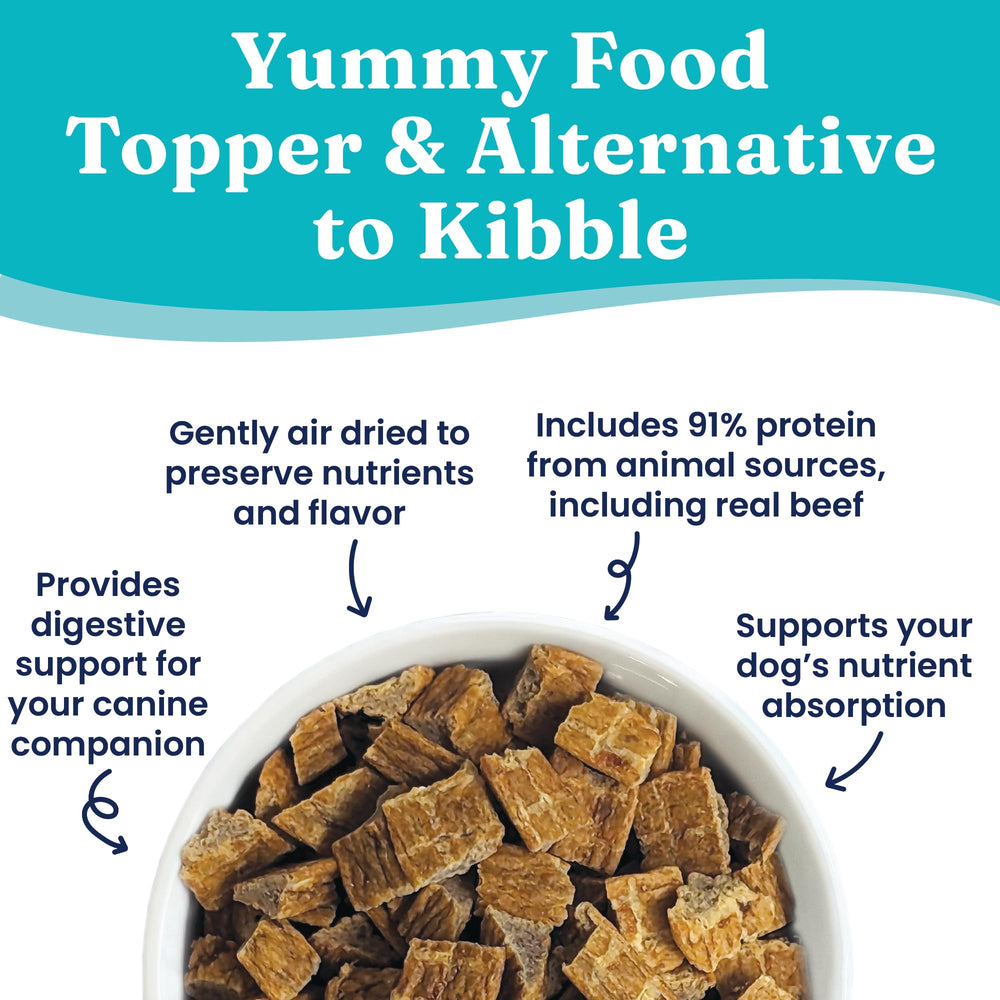 Air Dried Dog Food Toppers for Picky Eaters - Healthy Dog Treats to Serve as Meal Topper or Dog Treat - Supports Muscle Growth, Immunity, and Healthy Digestion - 4 oz Sample