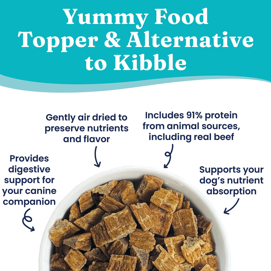 Air Dried Dog Food Toppers for Picky Eaters - Healthy Dog Treats to Serve as Meal Topper or Dog Treat - Supports Muscle Growth, Immunity, and Healthy Digestion - 4 oz Sample