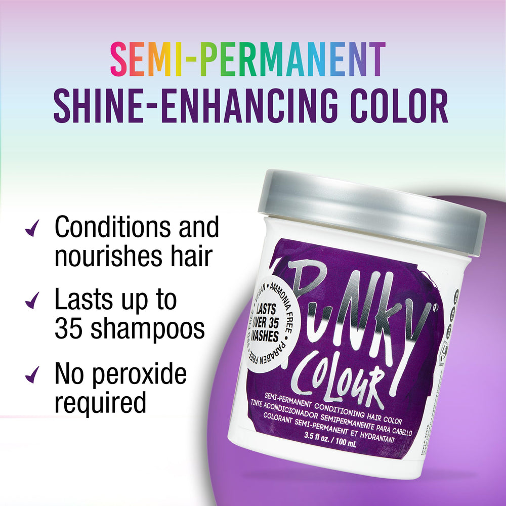 Jerome Russell Semi Permanent Hair Color Conditioning, 100ml - Purple (Pack of 1)