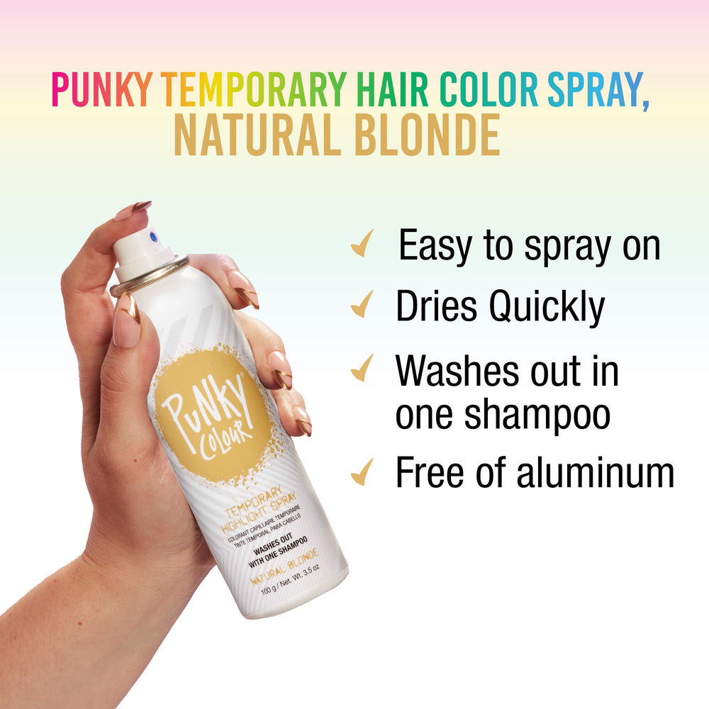 jerome russell B Blonde Temporary Highlight Spray, Natural Blonde, 3.5 Ounce
