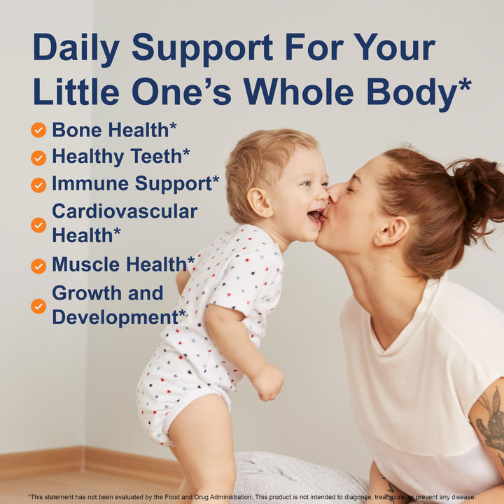 - Baby's Super Daily D3, Baby Vitamin D Drops, 400 IU (10 mcg) per Drop, 1-Year Supply, Vegetarian, Liquid Vitamin D for Infants and Toddlers, Unflavored, 365 Drops