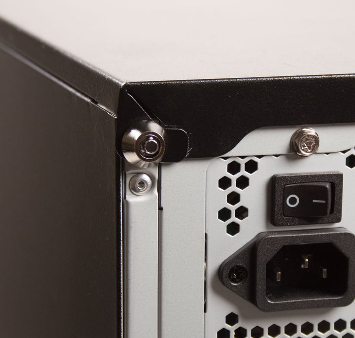 Security Products 0601 High Security Computer Case Lock with Chrome Finish, Keyed Alike (-0601)