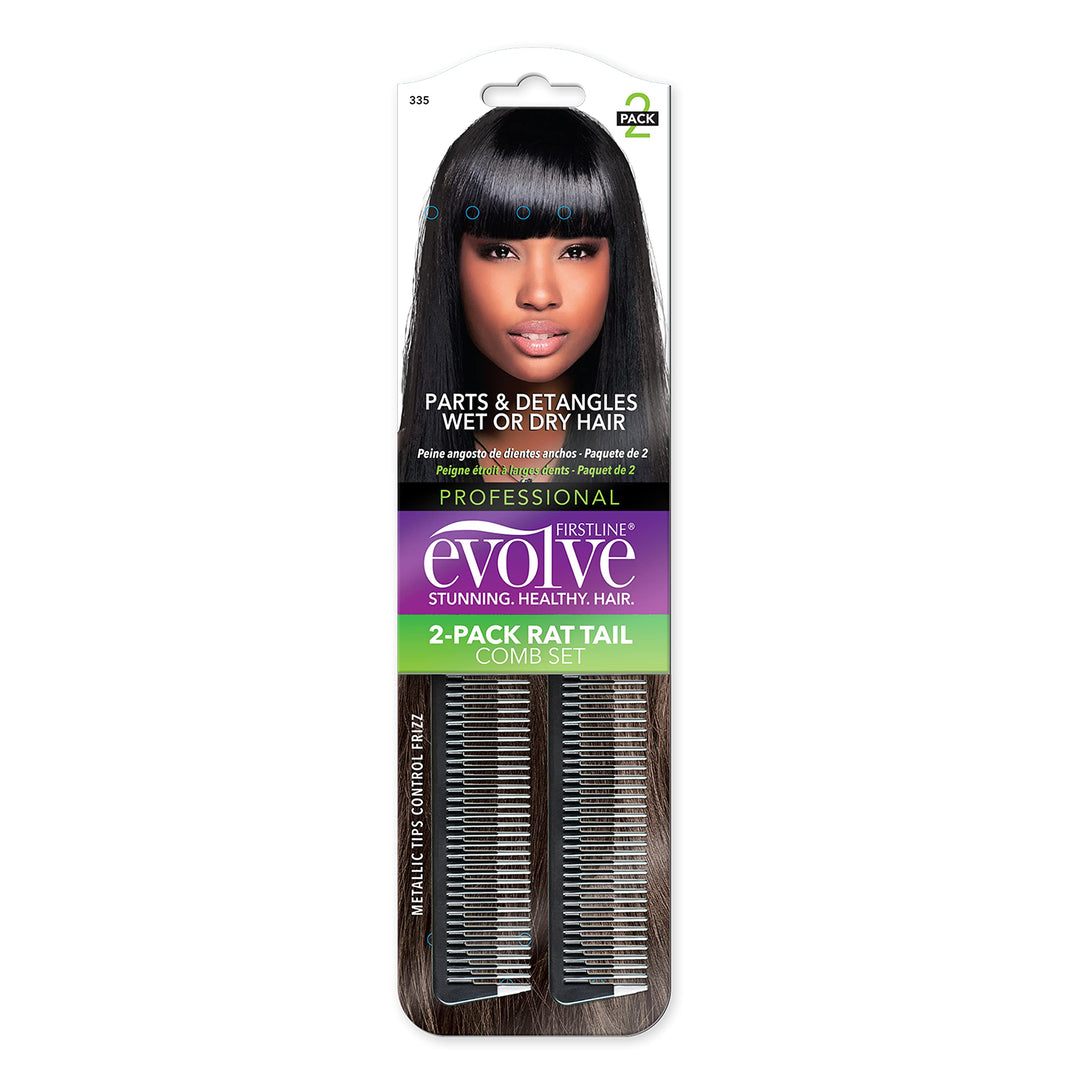 Evolve Rat Tail Comb Set, 2 pc