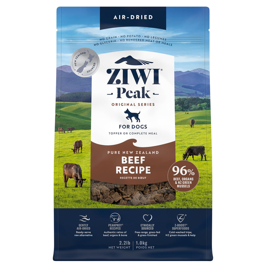 Peak Air-Dried Dog Food – Beef - All Natural, High Protein, Grain Free, Limited Ingredient w/ Superfoods (35.2oz)