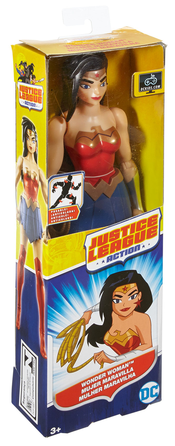 DC Justice League Action Wonder Woman Action Figure, 12