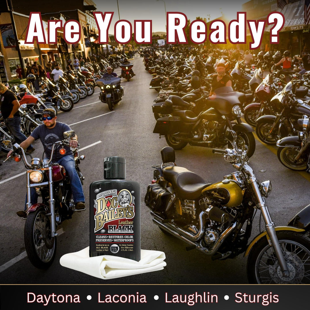 Black Leather Detail Kit- Complete One-Step Formula to Clean, Condition, and Redye, and Protect Dozens of Items- Ideal for Motorcycle Bike and Car Seats, Jackets, Boots, Vinyl and More