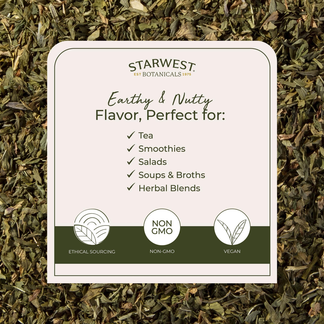 Organic Alfalfa Leaf - Dried Loose Leaf Herb for Nutrition, Use in Tea, Juice, & Smoothies, Cut & Sifted, Certified Kosher, Non-GMO - Bulk 1 lb Bag