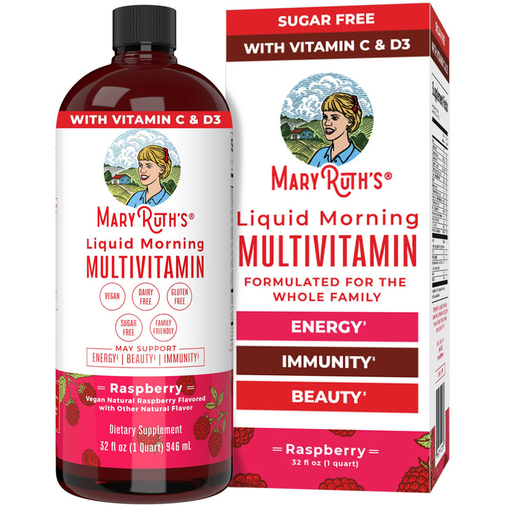 Multivitamin for Women Men & Kids | Vegan, Sugar Free | Womens Multivitamin & Multimineral | Beauty & Energy Women's Multivitamin | Non-GMO | 32 Fl Oz
