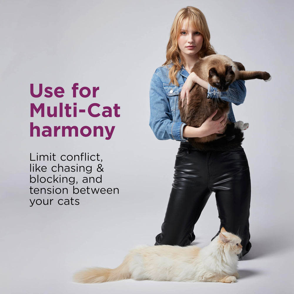 Multi Cat Calming Diffuser: 1 Pheromone Diffuser & 2 Refills (60 Days)