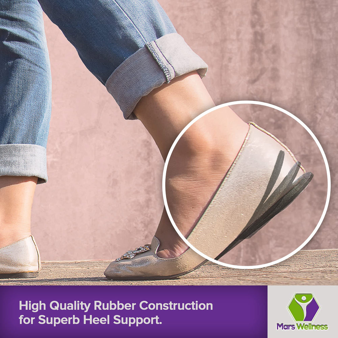 Adjustable Orthopedic Heel Lift for Heel Pain and Leg Length Discrepancies - Large - 1 Heel Lift Brown