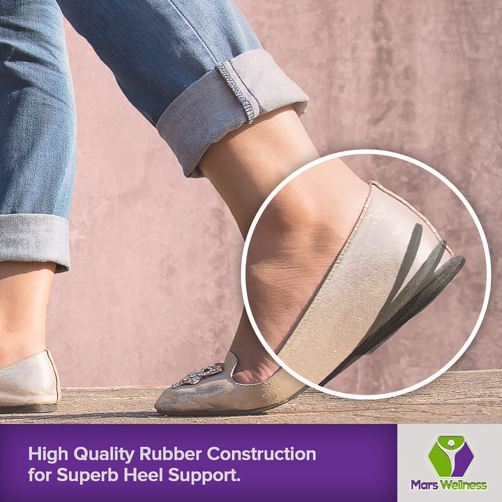 Adjustable Orthopedic Heel Lift for Heel Pain and Leg Length Discrepancies - Large - 1 Heel Lift Brown