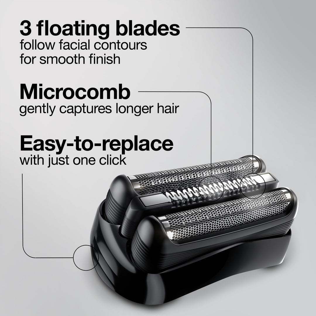 Series 3 Electric Shaver Replacement Head - 21B - Compatible with Electric Razors 300s, 310s, 3010BT