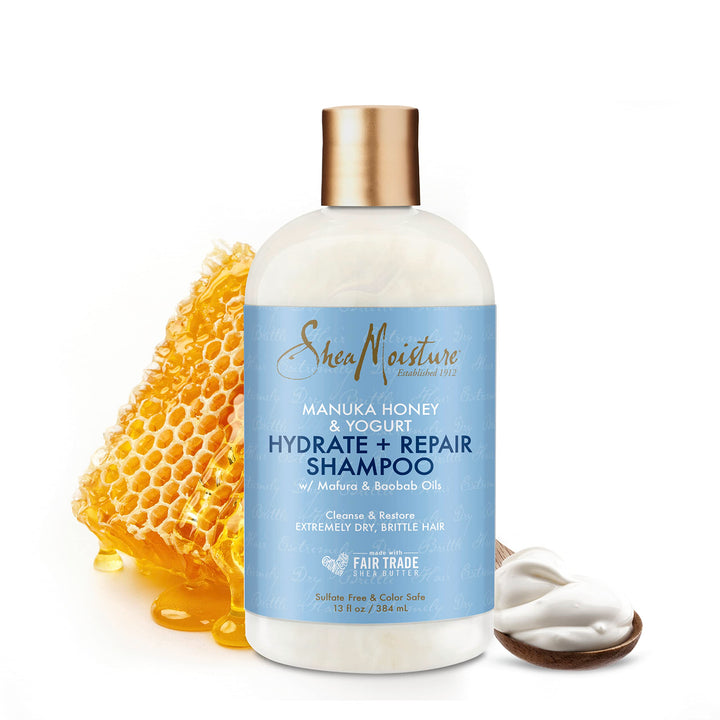Shampoo Hydrate and Repair for Damaged Hair with Manuka Honey and Shea Butter 13 oz