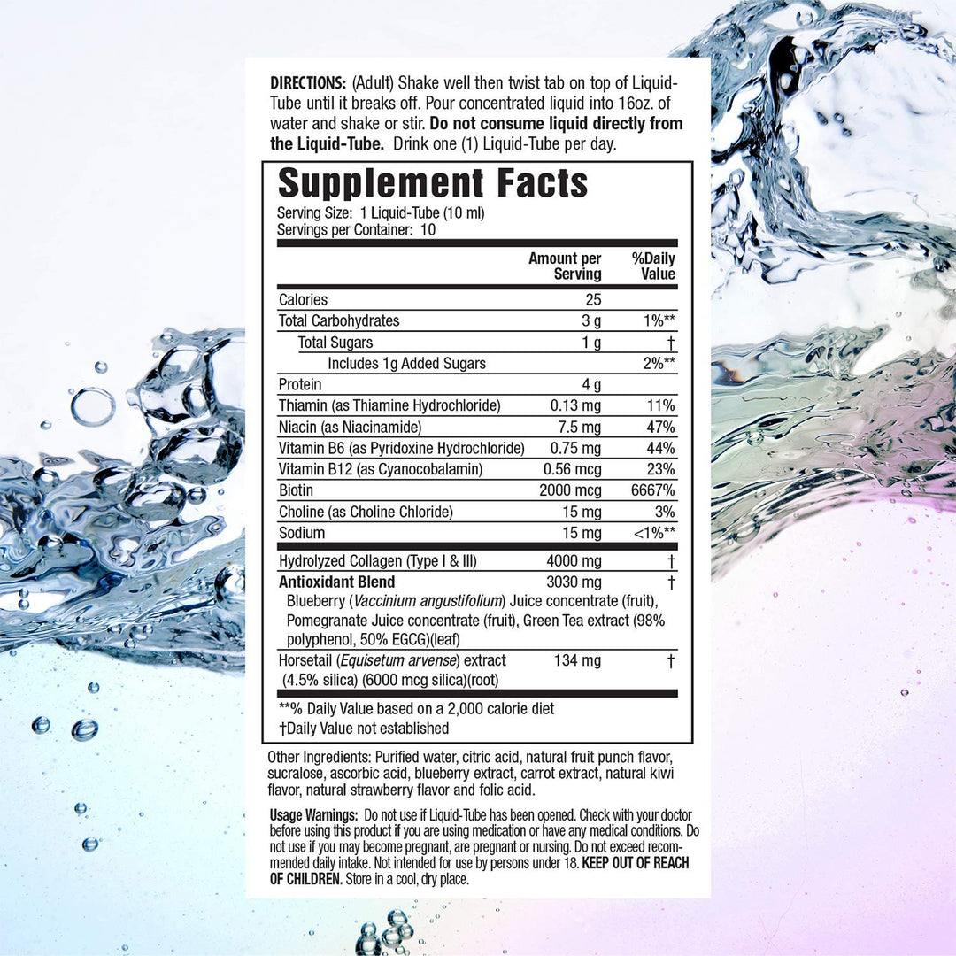 Liquid Collagen Skin Revitalization, 10 Count 3.35 Fl Oz (2 Pack)