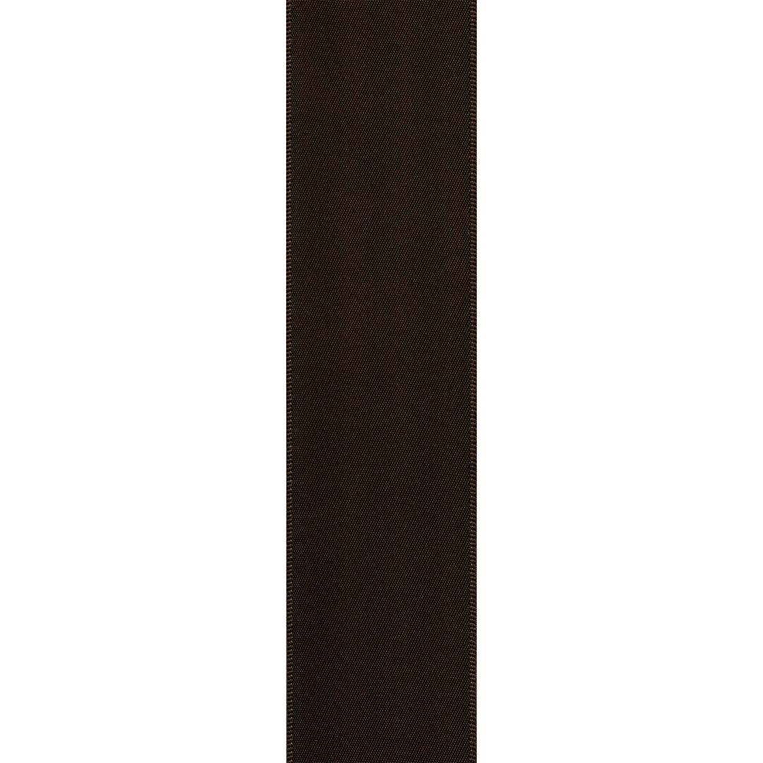932728 1.5 Wide Single Face Satin Ribbon, Brown, 4 Yds