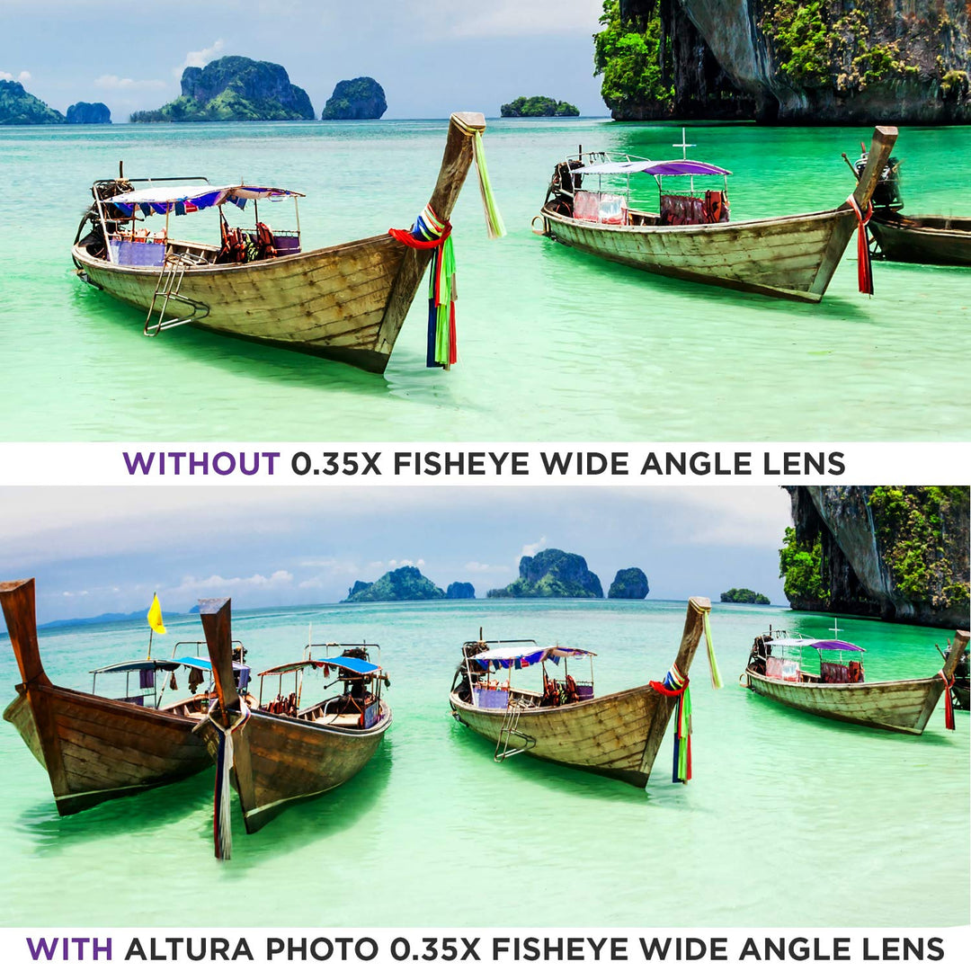 52MM 0.35x HD Fisheye Nikon Wide Angle Lens (w/Macro Portion) for Lenses of DSLR Cameras D5500 D5300 D5200 D5100 D3500 D3400 D3300 D3200 D3100 D3000 - Wide Angle Lens Nikon Mount