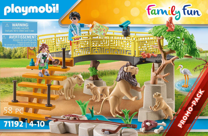 Outdoor Lion Enclosure