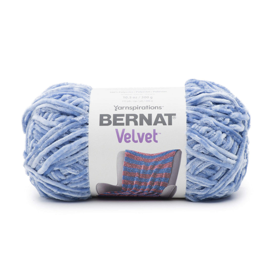 Velvet Yarn, 10.5 oz, 1 Ball, Smokey Blue