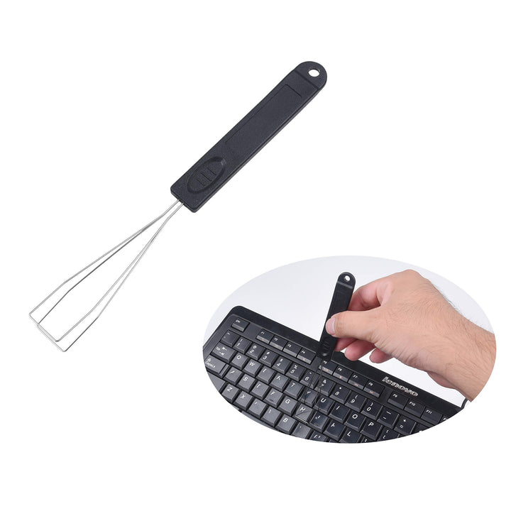 Keyboard Cleaning Kit - 1x Mini Brush, 1x Cleaning Brush, 1x Keyboard Cap Remover, 1x Air Blower and 1x Cleaning Cloth - Also for Laptops, Camera Lenses, Glasses - Home and Office