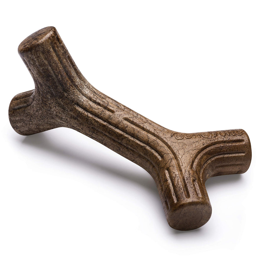 Maplestick Durable Dog Chew Toy for Aggressive Chewers, Real Maplewood, Made in USA, Large