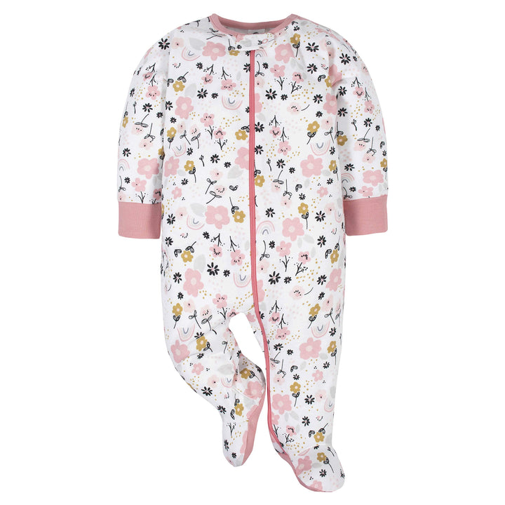 Baby Girls 4 Pack Sleep 'N Play Footie Bear Pink 0-3 Months