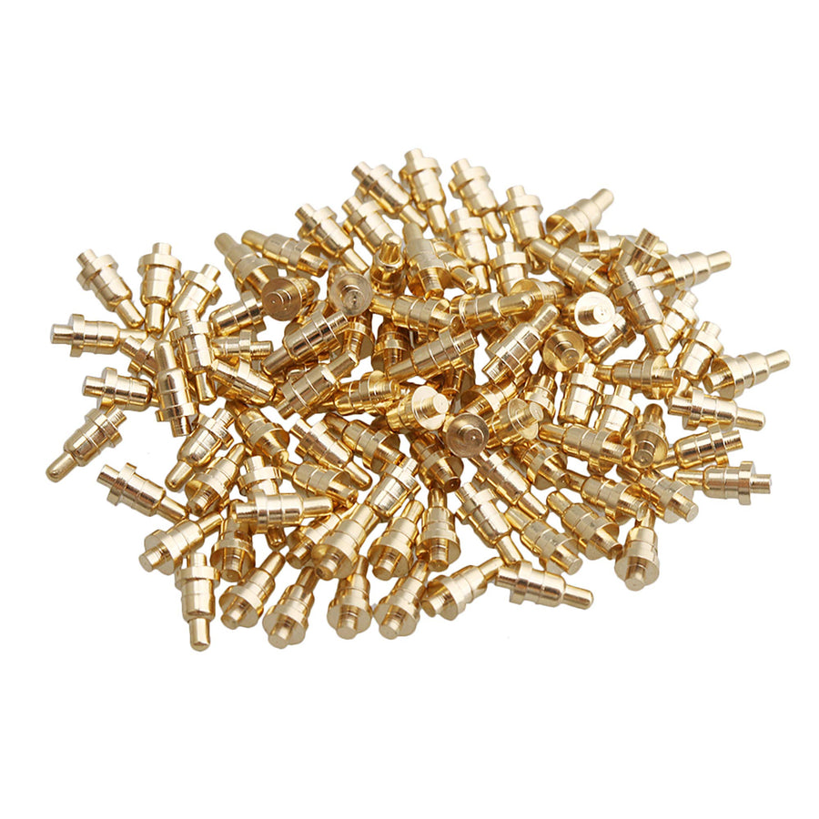 100 Piece Gold Plated PCB Probes Pattern die Part Pin Pogo Pin 1mm Pin