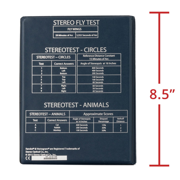 Stereo Fly Vision Test (SO001) for Evaluation of Gross Stereopsis and Fine Depth Perception