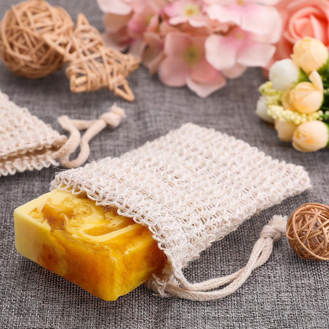 Plastic 5 Pack Soap Exfoliating Bag Natural Saver, 9 Cm, 0.2 Cm