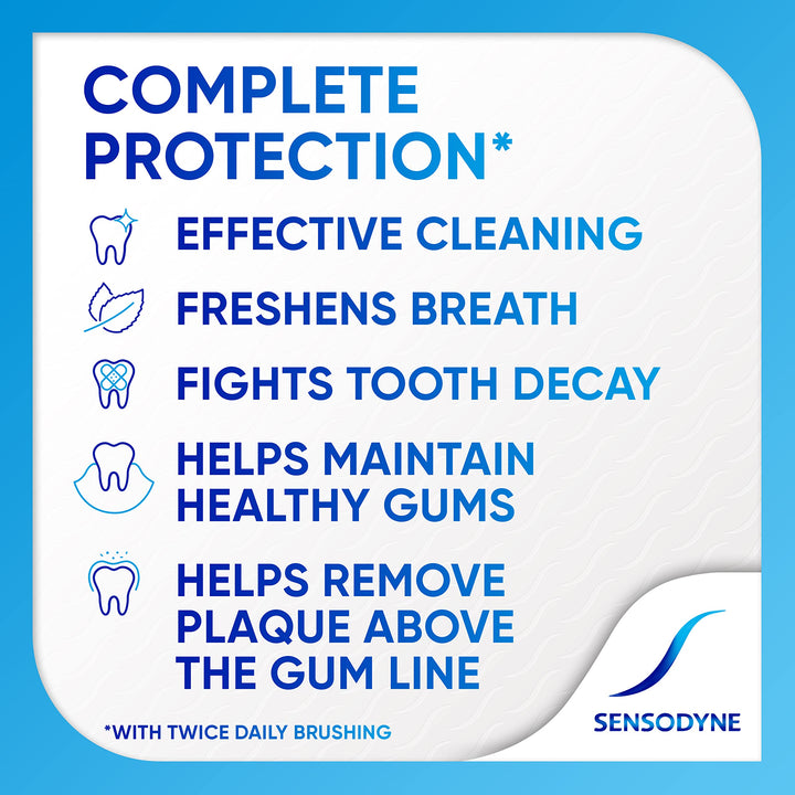 Complete Protection Sensitive Toothpaste For Gingivitis, Sensitive Teeth Treatment, Extra Fresh - 3.4 Ounces