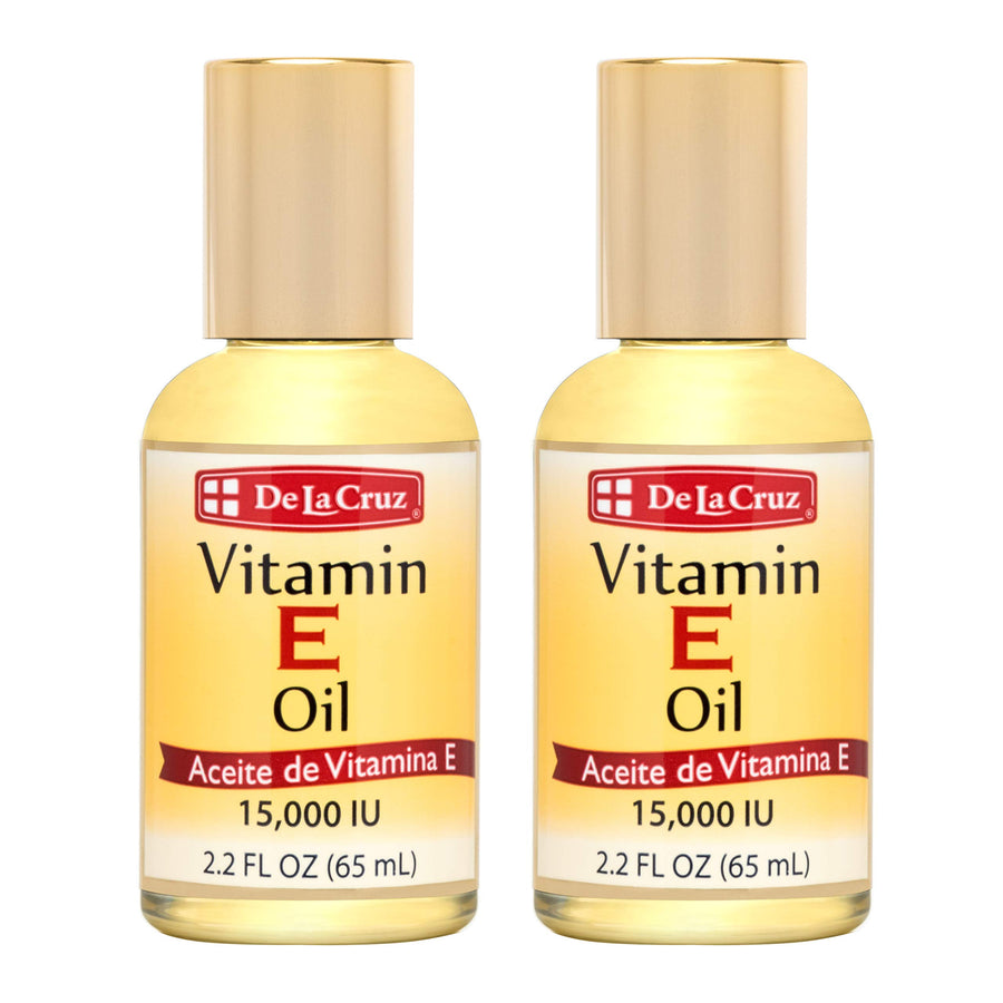 Vitamin E Oil, Vitamin E Oil with Safflower for Skin, Hair, Face and Body, 2.2 FL OZ. (2 Bottles)