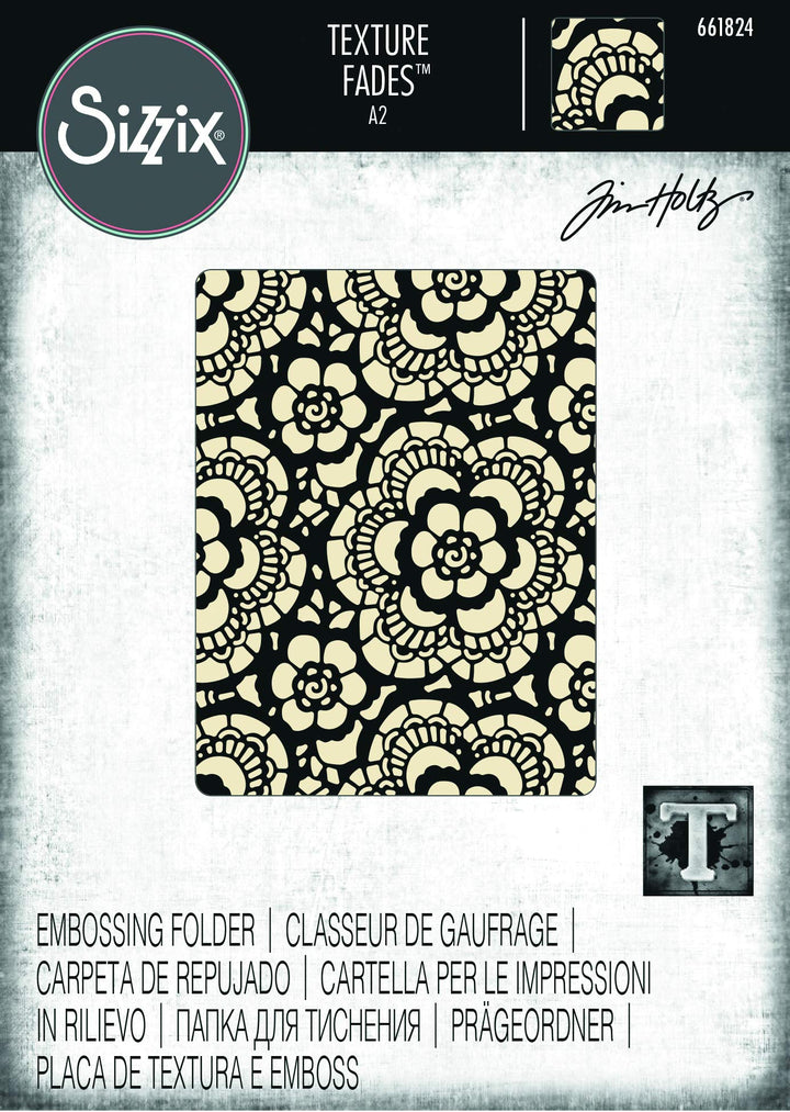 Folder 661824 Texture Fades Embossing, Lace