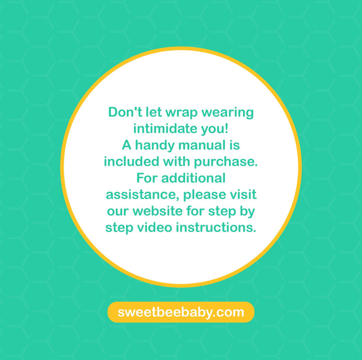 Lightweight Baby Wrap - Natural and Breathable Babywearing Carrier Sling for Babies, Infants, & Newborns