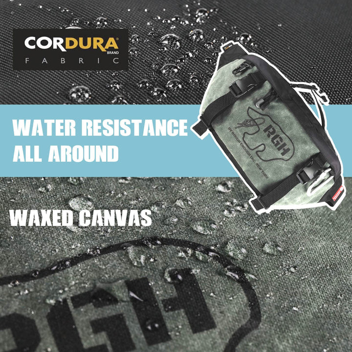 Rough Enough Mens Tactical Fanny Pack Crossbody Large Waist Bag for Men Green