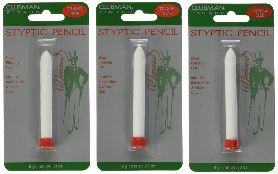 Pinaud Styptic Pencil, 0.33 oz (Pack of 3)