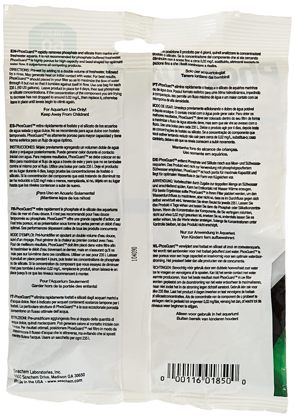 PhosGuard, 100 mL bagged - 67101850