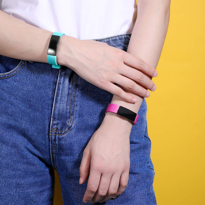 Bands Compatible with Fitbit Inspire 2 Bands for Women, Soft Bands Compatible with Fitbit Inspire Bands, Sports Bands Compatible with Fitbit Inspire HR Bands, Large, Rose Pink, Teal, Plum
