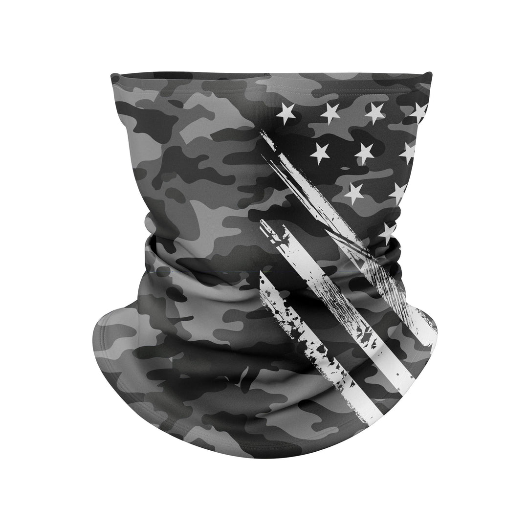 - American Flag Patriotic Neck Gaiters | Decorated in the US | Made from 100% Cotton Material | Lightweight Neck Gaiter | Proudly Display American Pride | Various Wear Styles