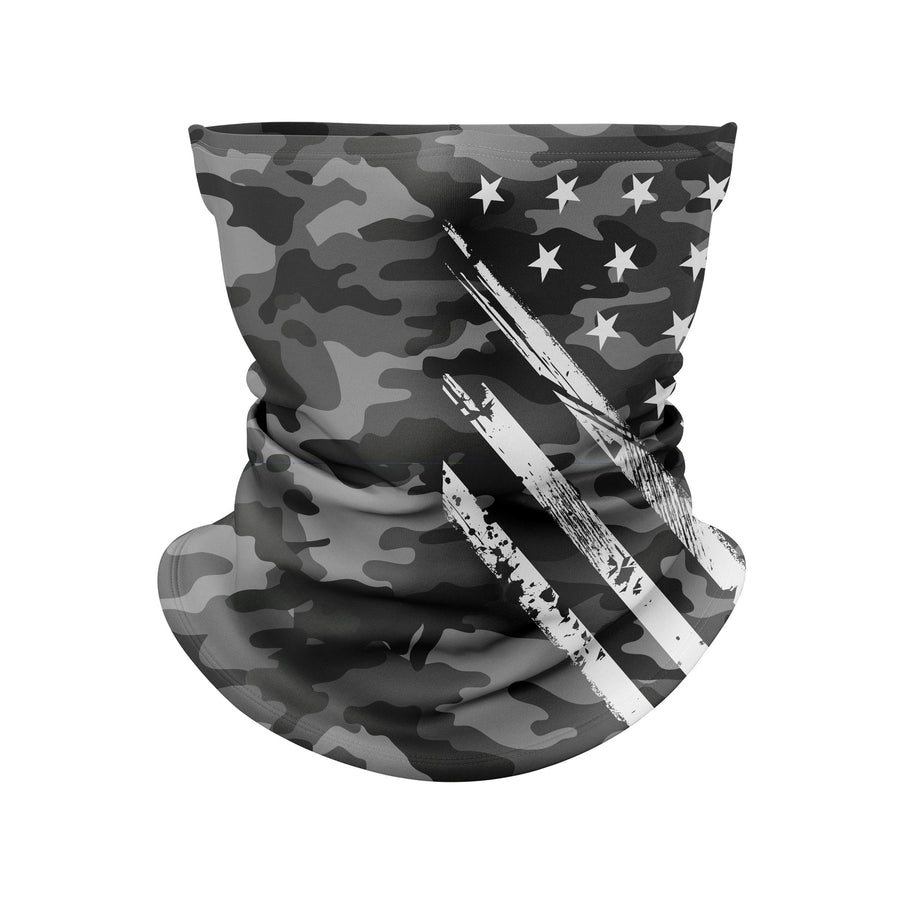 - American Flag Patriotic Neck Gaiters | Decorated in the US | Made from 100% Cotton Material | Lightweight Neck Gaiter | Proudly Display American Pride | Various Wear Styles