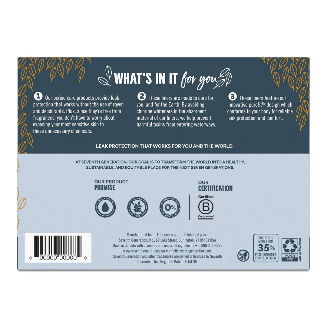 Pantiliners, 50 Count