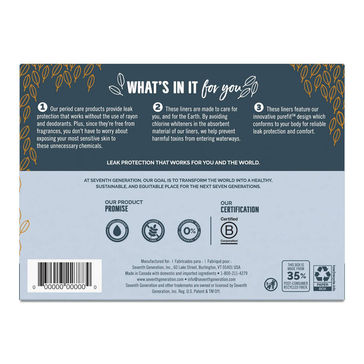 Pantiliners, 50 Count