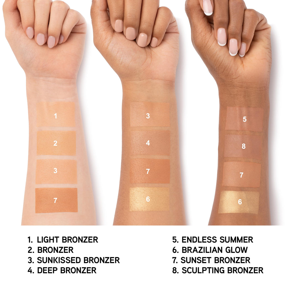 Murumuru Butter Bronzer, Moisturizing, Nourishing Murumuru Butter for Silky Glow, Dermatologist Tested, Hypoallergenic, Vegan & Cruelty-Free - Light Bronzer