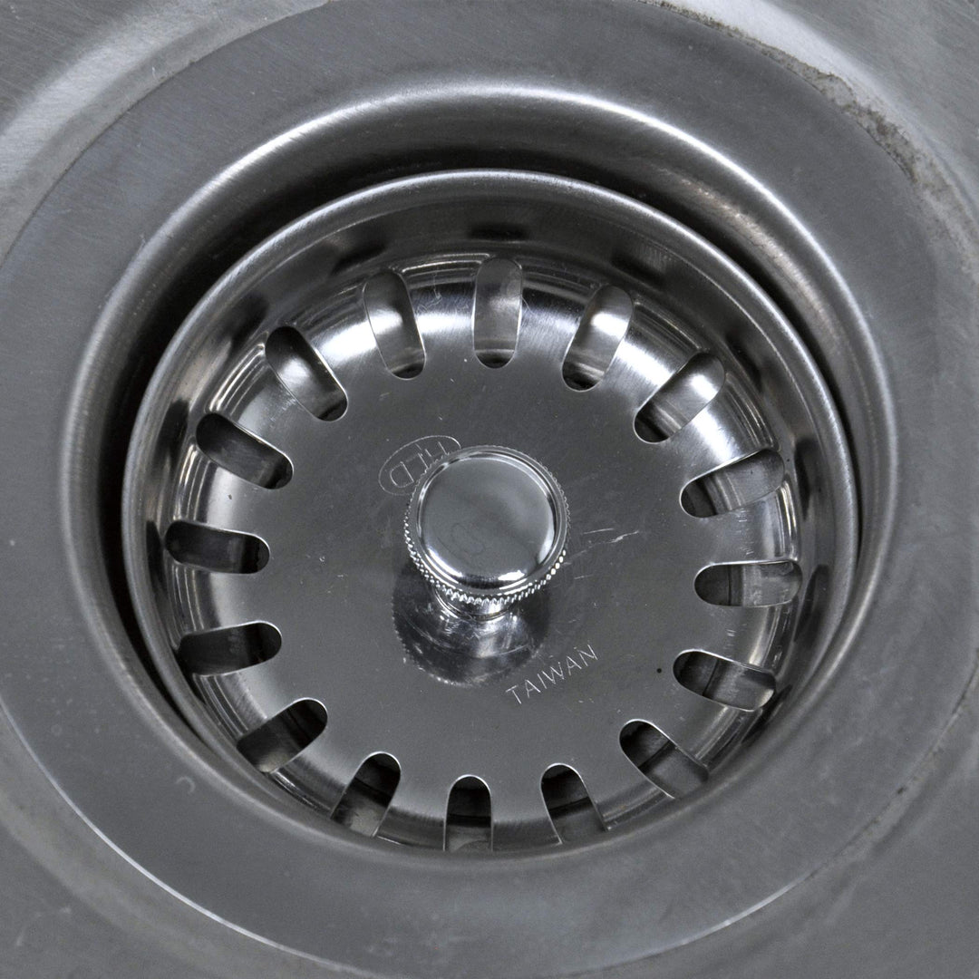 DANCO Kitchen Sink Basket Strainer Splash Guard with Stationary Post, Stainless Steel, 1-Pack (88275)