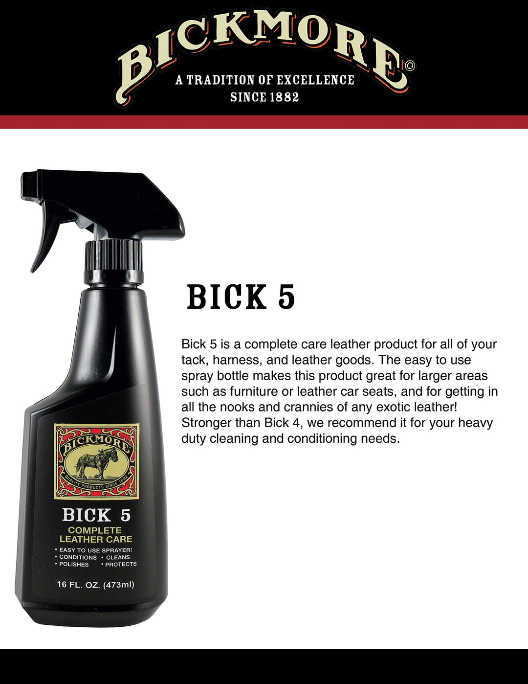 Bick 5 Complete Leather Care,16 fl oz
