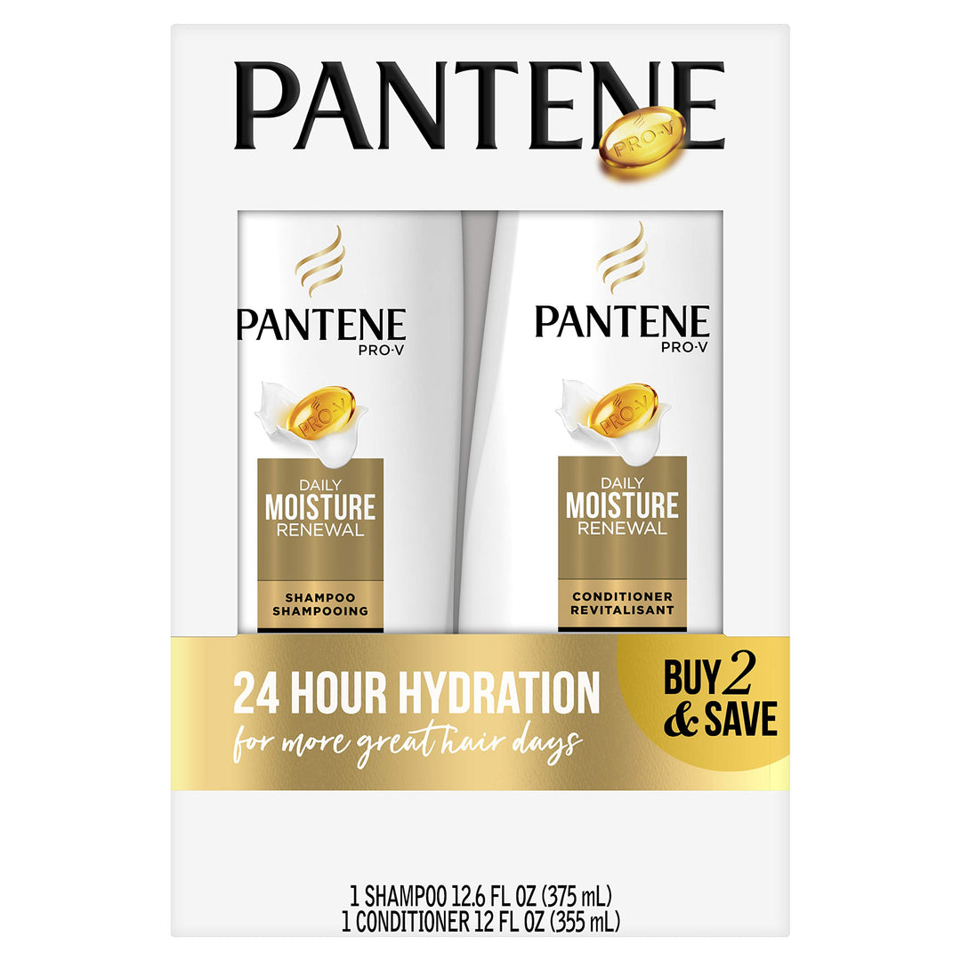 Daily Moisture Renewal Duo set, 12.6 Oz Shampoo and 12 Oz Conditioner