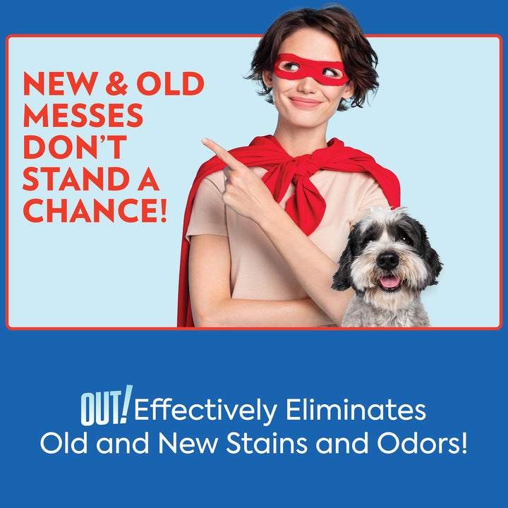 PetCare Advanced Pet Stain and Odor Remover, Stain and Odor Eliminator, Pet Carpet Cleaner, Enzyme Cleaner Spray, Pro Bacteria Urine Remove, Deodorizer, Safe & Effective, 32 fl oz (2 Pack)