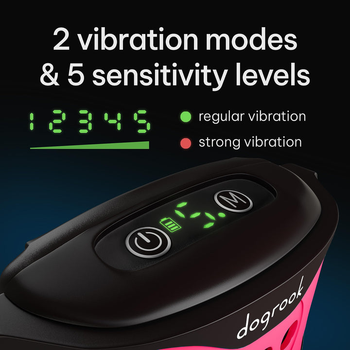 Rechargeable Dog Bark Collar - No Shock Dog Training Smart Collar - Beep & Vibration Stop Barking Dog Devices - No Bark Collar - Anti Bark Collar for Large Dog, Medium & Small - 12-110 lbs
